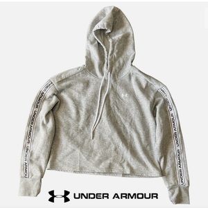 Gray Under Armour Crop Sweatshirt